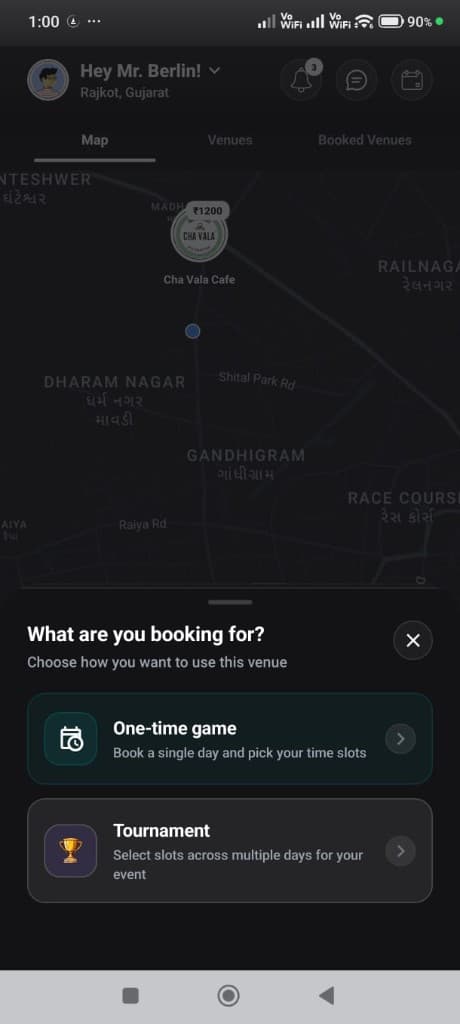 Squadd app screen